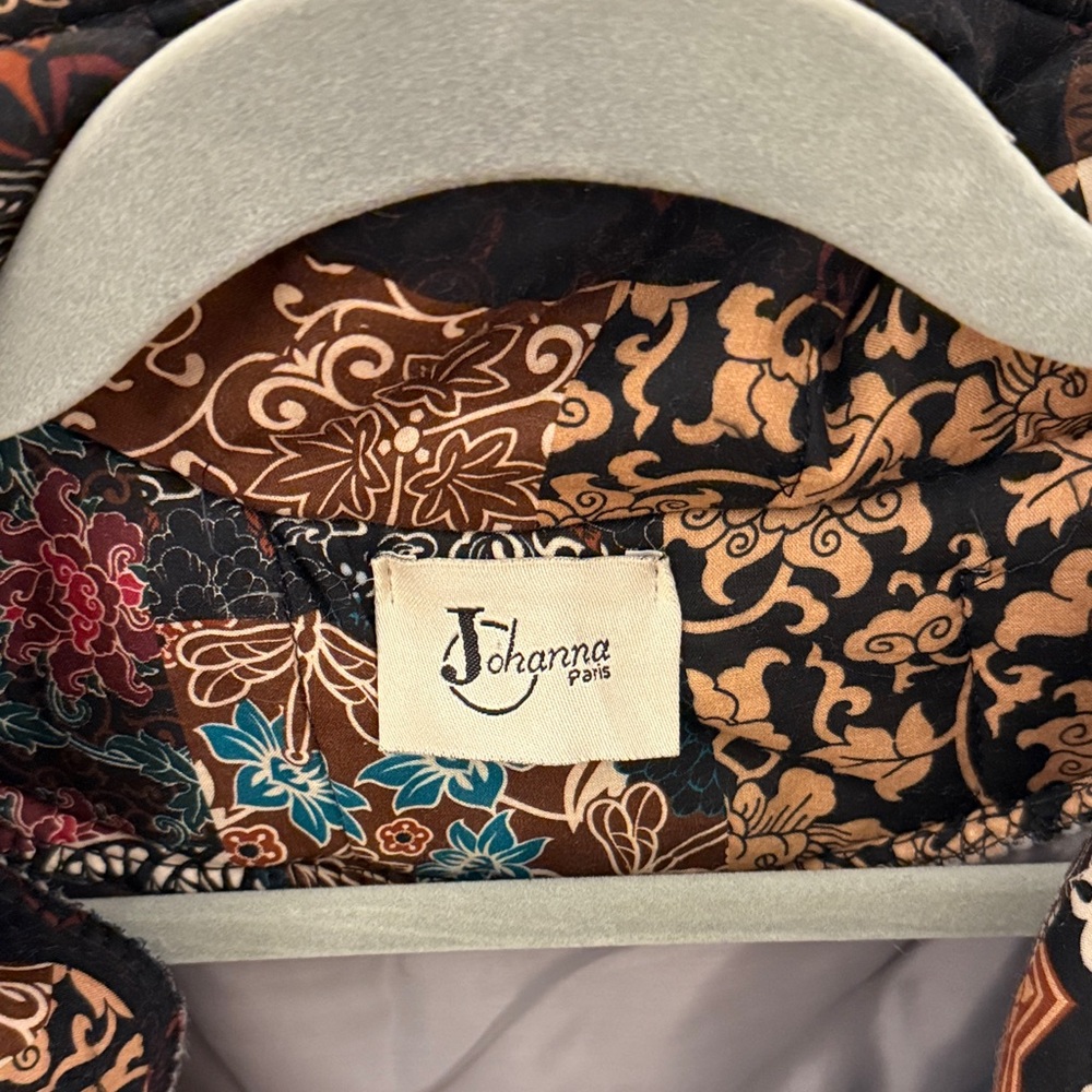 Johanna Paris Patchwork Patterned Coat - image 6